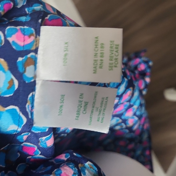 Lilly Pulitzer Esia Silk Blouse - Picture 7 of 8
